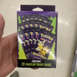Pokemon Trick or Trade Booster Pack Box - 15 Packs - 2025 NEW Sealed Box 820650855306 - Image 1