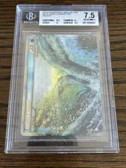 Pokemon HeartGold SoulSilver Lugia Legend Top & Bottom BGS 7 BGS 6.5 2010 - Image 2