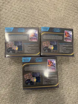 LOT OF 3 POKEMON - PHANTASMAL FLAMES - ETB - FACTORY SEALED! Elite Trainer Box - Image 2