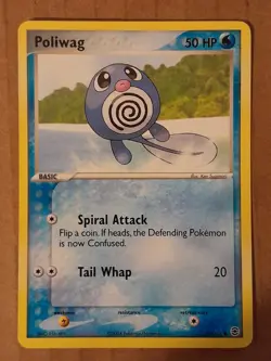 Pokemon Poliwag 75/112 Fire Red Leaf Green NM See Pictures - Image 1