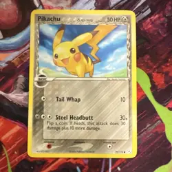 Pokemon Pikachu Regular 79/110 Holon Phantoms Basic 50 HP Tail Whap - Image 1