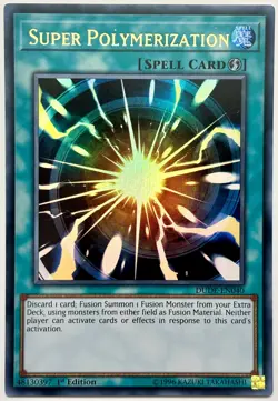 DUDE-EN040 Super Polymerization - Ultra Rare 1st Edition Lightly Played YuGiOh - Image 1