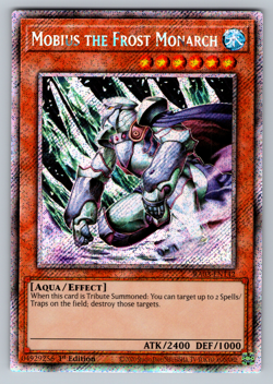 Mobius the Frost Monarch Yugioh RA03-EN142 Platinum Secret Rare PSR NM - Image 1