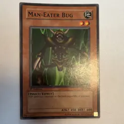 Yu-Gi-Oh! Man-Eater Bug Insect Effect 1st Edition SDY-046 Regular 1996 English - Image 1