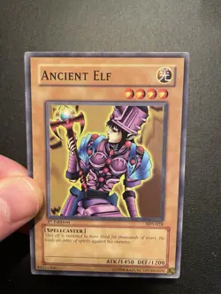 Yugioh TCG Ancient Elf SDY-024 1st Edition NA English Vintage Starter Deck Yugi - Image 1