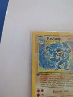 Machamp Pokemon Card Holographic 8/102 In Original Packaging Base Set - Image 2