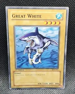 Yugioh Great White (SDY-011) 1st Edition (NM) - Image 1