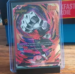 Bandai Dragon Ball Super Card Game Jiren Leader FB03-001 Foil Awaken Cards - Image 1