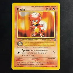 Pokemon Vintage Rare Magby Neo Genesis Card 23/111 WotC - Image 1