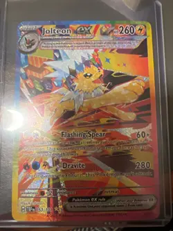 pokemon card from the prismatic card box and almost the best one you could get - Image 1