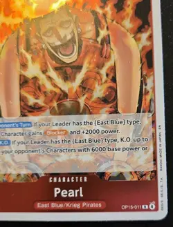 Pearl OP15-011 Foil Rare Adventure On Kami's Island One Piece Card Game - Image 5