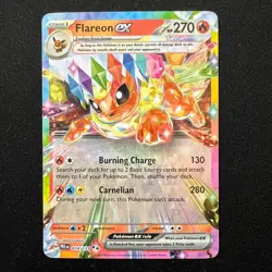 Flareon ex - 014/131 - Prismatic Evolutions HOLO - Pokemon Cards TCG - NM - Image 1