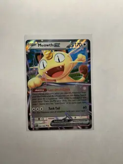 Pokemon Meowth EX 062/088 Basic Holo 170 HP Cat 5ban Graphics Card - Image 1