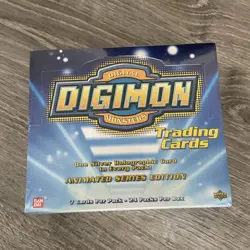 Digimon Collectible Trading Cards Animated Series Edition Sealed Booster Box - Image 1