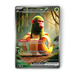 Italian Brainrot Pokemon Card - Chimpanzini Bananini Custom Meme Art - Image 1