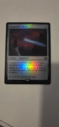 Dragonfire Blade [Foil] #240 Magic Tarkir: Dragonstorm - Image 1
