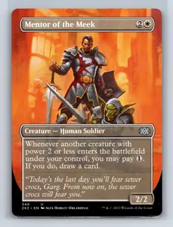 Double Masters 2022 #340 Mentor of the Meek (Borderless) - Image 1