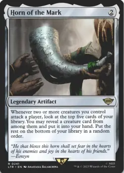 MTG Horn of the Mark Normal NM Universes Beyond: The Lord of the Rings: Tales of - Image 1