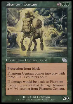 MTG PHANTOM CENTAUR FOIL ENGLISH EXC - CENTAURO FANTASMA - JUD - MAGIC - Image 1