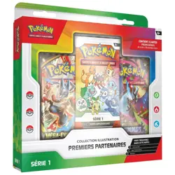 Pokemon – Coffret Collection Illustration – Premiers Partenaires – Serie 1 – FR - Image 1