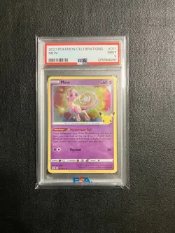 PSA 9 Mew Celebrations 011/025 - Classic Collection 2021 - Pokemon TCG - Image 1
