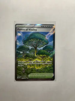 Pokemon TCG Forest of Vitality Trainer-Stadium 109/088 POR Holo Full Art - Image 1