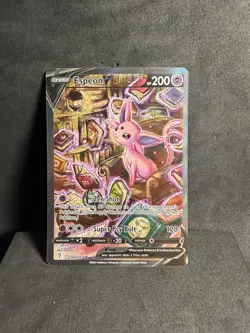 Pokemon TCG Espeon V Holo Ultra Rare Full Alt Art Evolving Skies 180/203 - Image 1