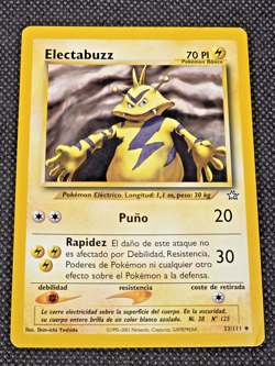 Pokemon - Electabuzz 33/111 Neo Genesis Spanish LP -- L14 - Image 1
