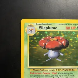 Pokemon Vintage Holo Vileplume 15/64 Jungle WotC 1999 - Image 2