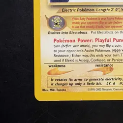 Pokemon Vintage Non-Holo Rare Elekid Neo Genesis 22/111 WotC - Image 5