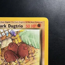 Pokemon Vintage Non Holo Rare Dark Dugtrio Team Rocket 23/82 WotC 2000 - Image 3