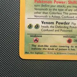 Vintage Pokemon Jungle Venomoth 29/64 Non-holo Rare Lp 1999 WotC - Image 5