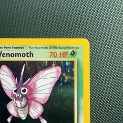 Pokemon Vintage Holo Venomoth Jungle 13/64 WotC 1999 - Image 3