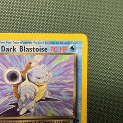 Pokemon Vintage Non Holo Rare Dark Blastoise Team Rocket 20/82 WotC - Image 3