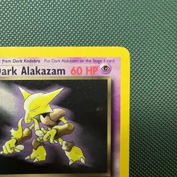 Pokemon Vintage Non-Holo Rare Dark Alakazam Team Rocket 18/82 WotC 2000 - Image 3