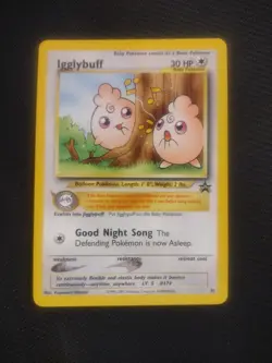 Igglybuff 36/53 Wizards Of The Coast Black Star Promo Pokemon Vintage - Image 1