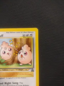 Igglybuff 36/53 Wizards Of The Coast Black Star Promo Pokemon Vintage - Image 3