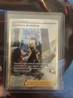 Pokemon Crown Zenith Cynthia’s Ambition GG60/GG70 Galarian Gallery Ultra Rare NM - Image 1