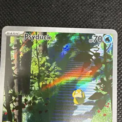 Pokemon Psyduck 175/165 Sv Scarlet & Violet 151 Illustration Rare Holo 70HP - Image 3