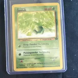Pokemon Oddish Rare Regular Team Rocket 63/82 Basic 50 HP - Image 1