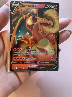 The Pokemon Company Charizard V 017/172 Brilliant Stars Ultra Rare Holo Basic 2 - Image 1