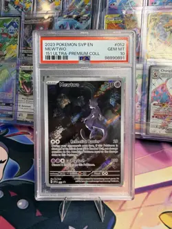 POKEMON MEWTWO BLACK STAR PROMO SVP 052 HOLO PSA 10 - Image 1