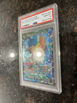 SSB Gogeta Limits Broken BT19-084 SR Foil Dragon Ball Super Card Game | PSA 10 - Image 2