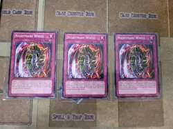 YUGIOH 3X NIGHTMARE WHEEL SDOK-EN038 COMMON 1ST ED NM - Image 1