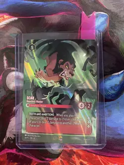 Scar - Heartless Hunter (Store Championship) 14 Disney Lorcana Promo Cards Holo - Image 2