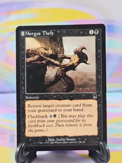 Magic the Gathering MTG Odyssey 2001 Card | Morgue Theft 151/350 - Image 1