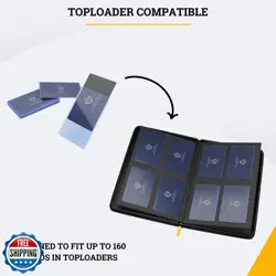 Card Guardian - Toploader 4 Pocket Premium Binder with Zipper for 160 Cards - - Image 3