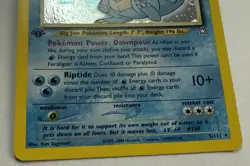 Feraligatr 1st Edition (5/111) EX, Neo Genesis Holo Rare Pokemon Card LP - Image 3