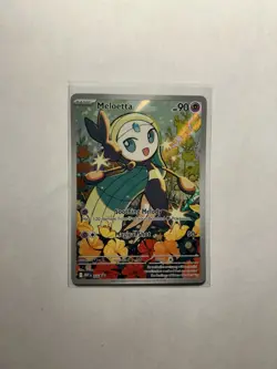 Pokemon TCG Meloetta Me: Mega Evolution Promo 026 90 HP EN Illustration Rare - Image 1