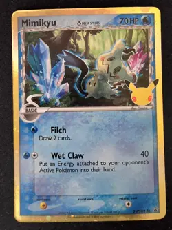 Pokemon Mimikyu SWSH136 Black Star Promo Holo Near Mint - Image 1